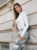 Top monospalla bianco