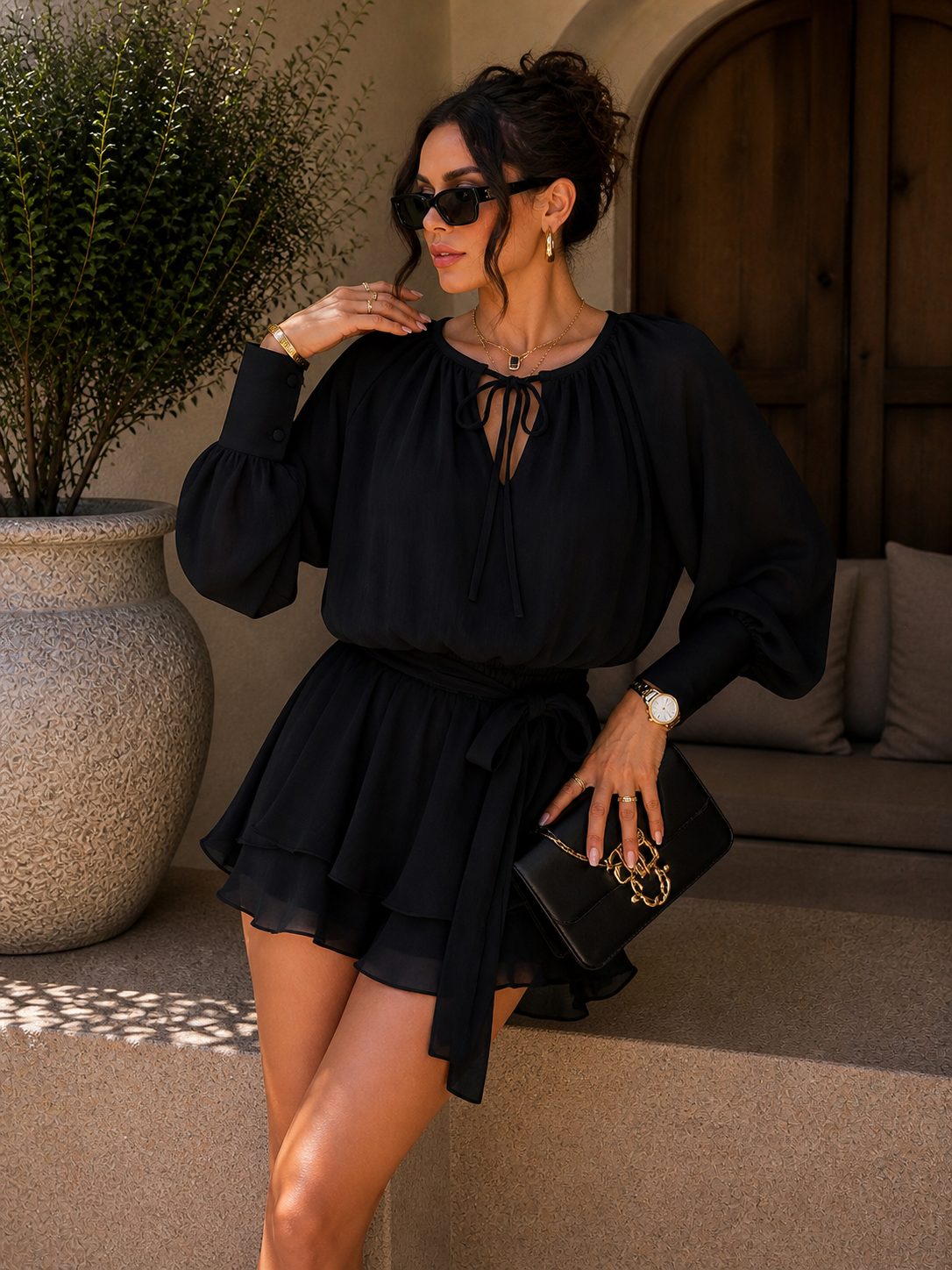 Abito Chiffon Elegance