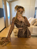 Set top e gonna in velo animalier