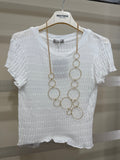 Maglia con ricamo