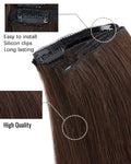 Extension 7 clip liscia nero