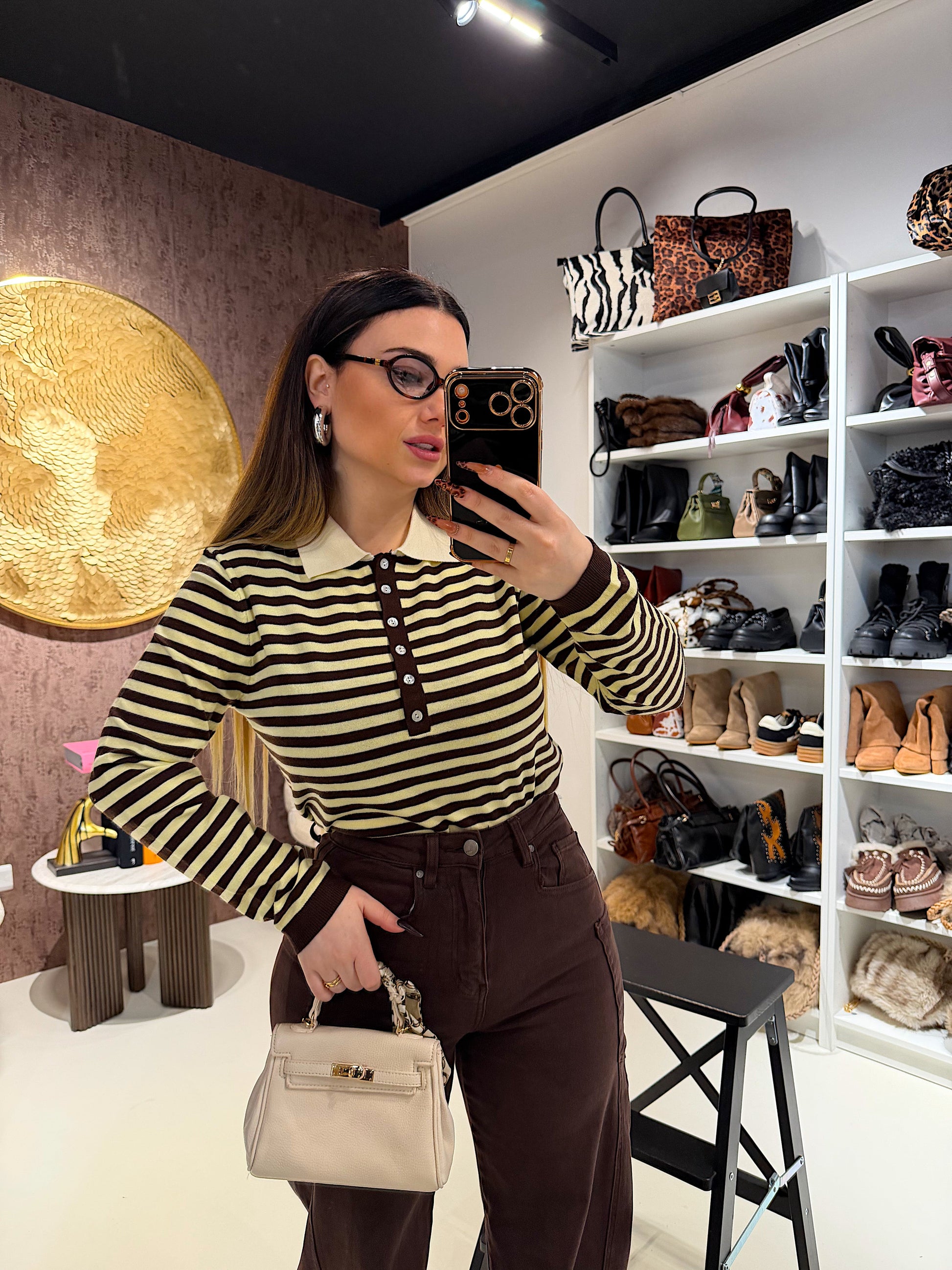 Maglioncino Chloé a righe
