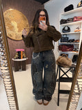Jeans Ballon con Catenina