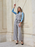 Completo due pezzi smanicato pantalone