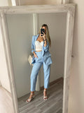 Completo giacca e pantalone carta da zucchero