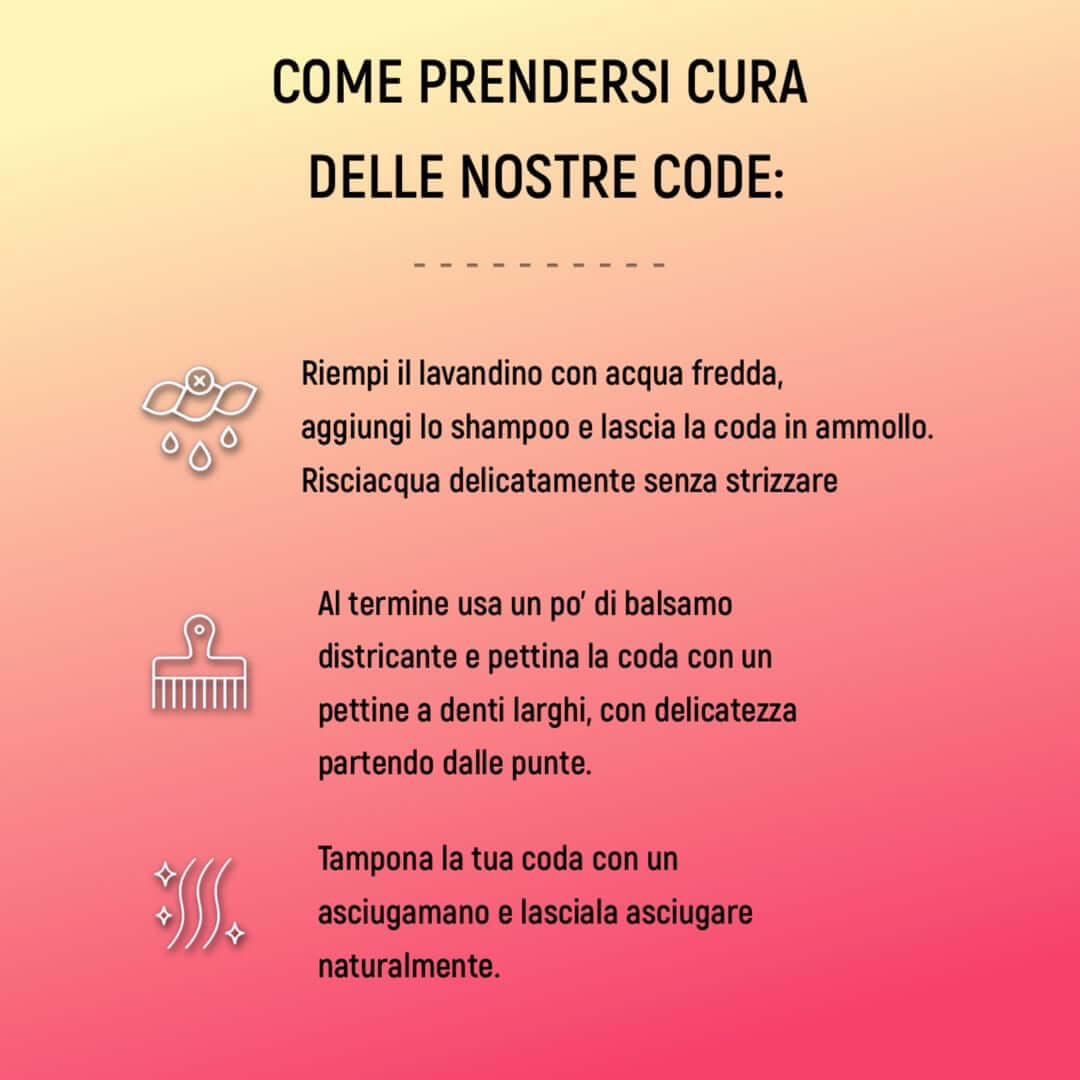 Coda #T2/27/613 riccia con Coulisse Biondo Degradè