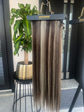 Extension 7 clip liscia Biondo platino castano naturale