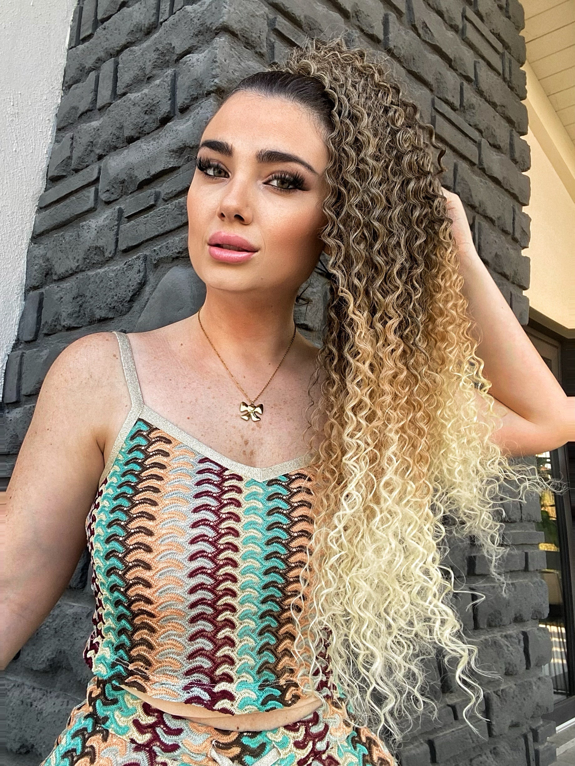 Coda Riccio afro con coulisse vari colori
