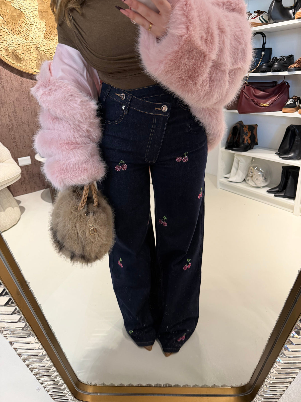 Jeans ciliegia