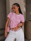 Maglia a righe con cuore