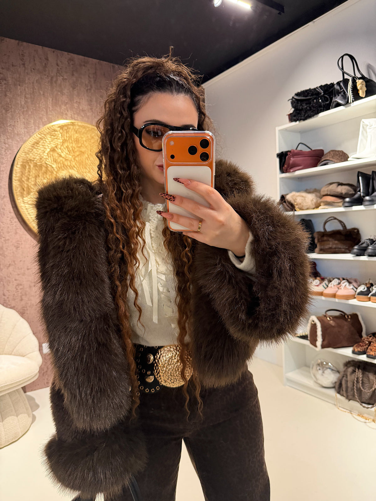 Giacca Teddy Luxe