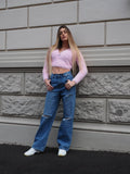 Cardigan morbidissimo rosa pastello