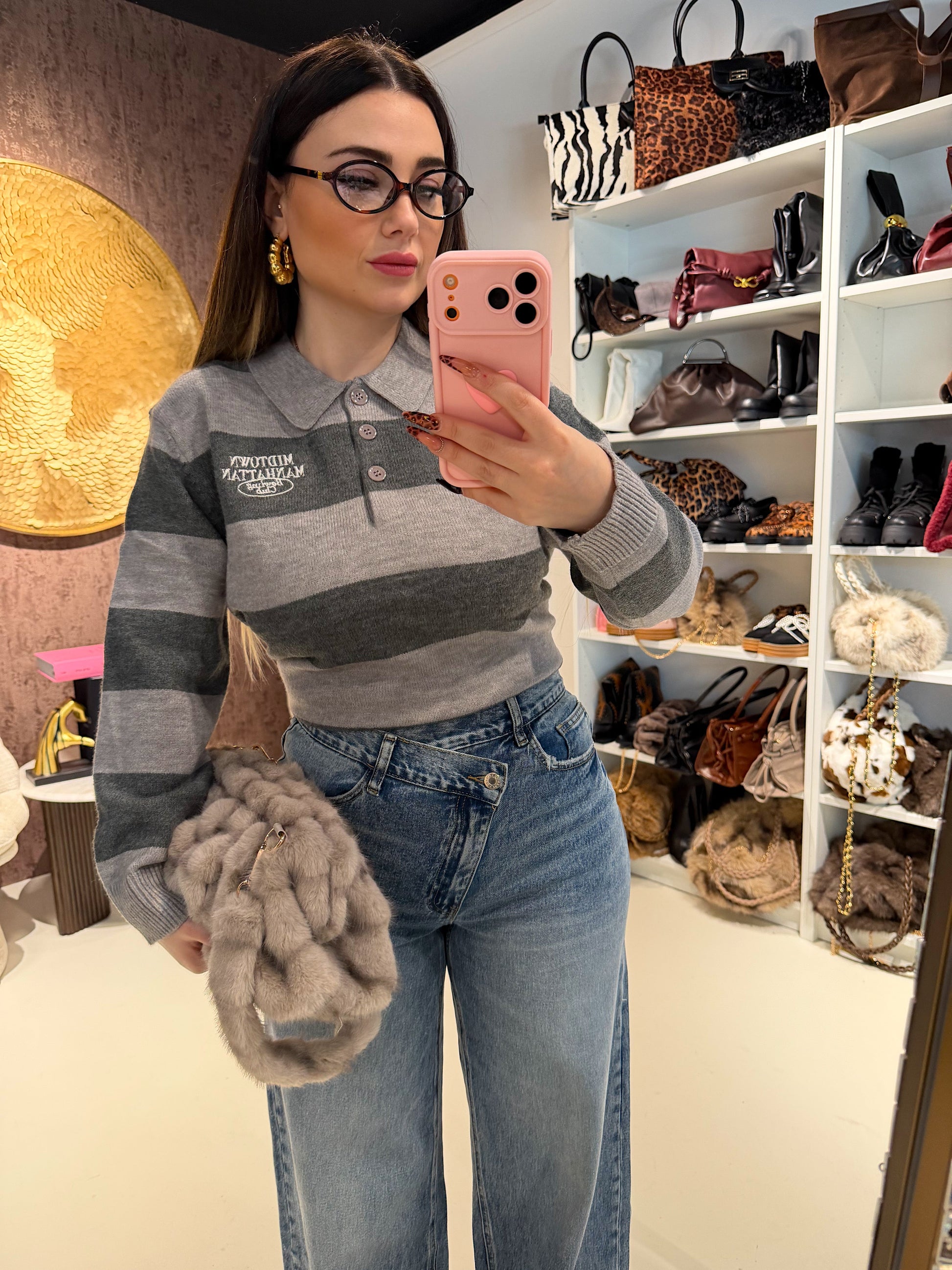 Maglione Manhattan a righe