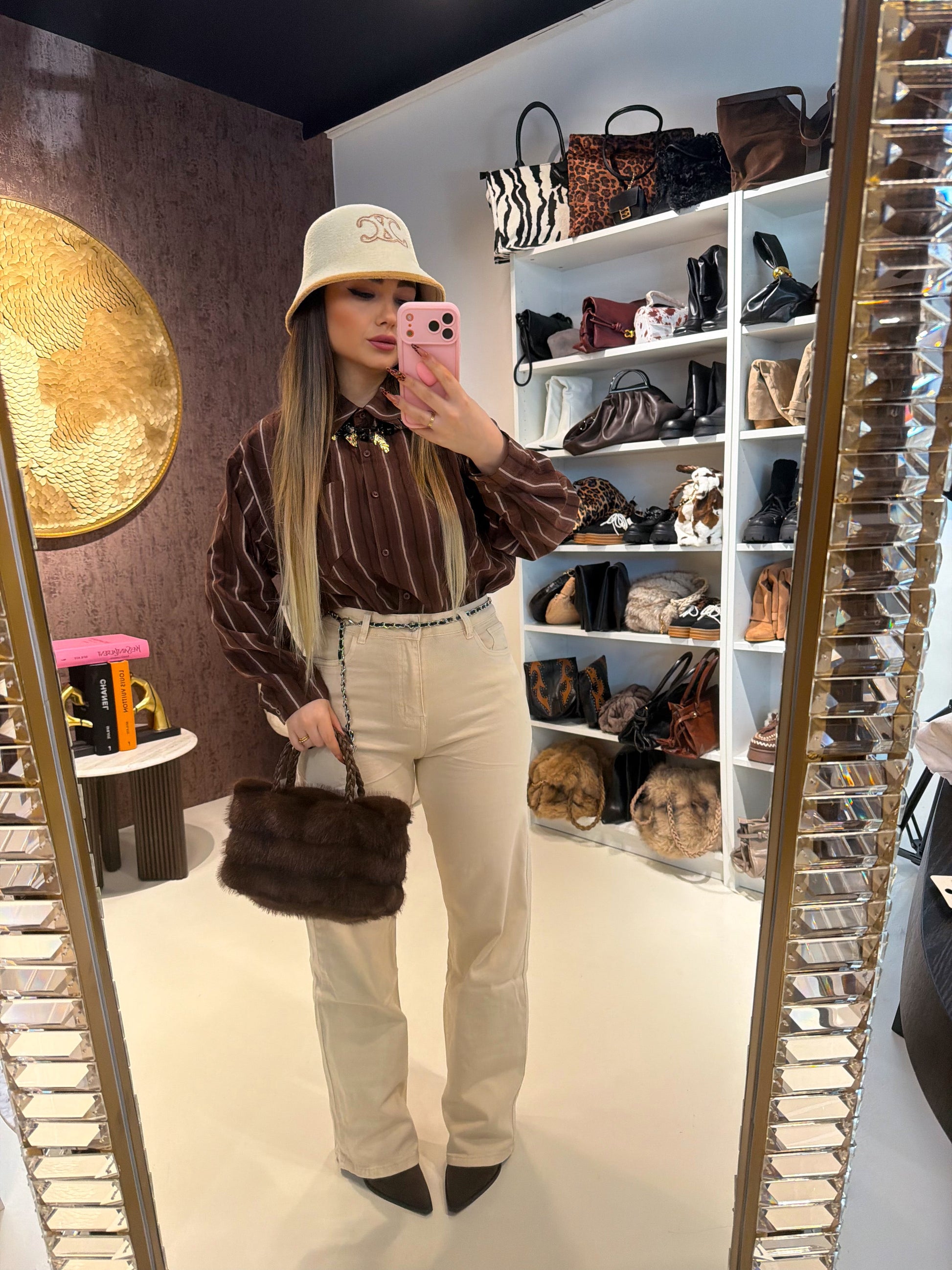 Camicia Mocha Lines