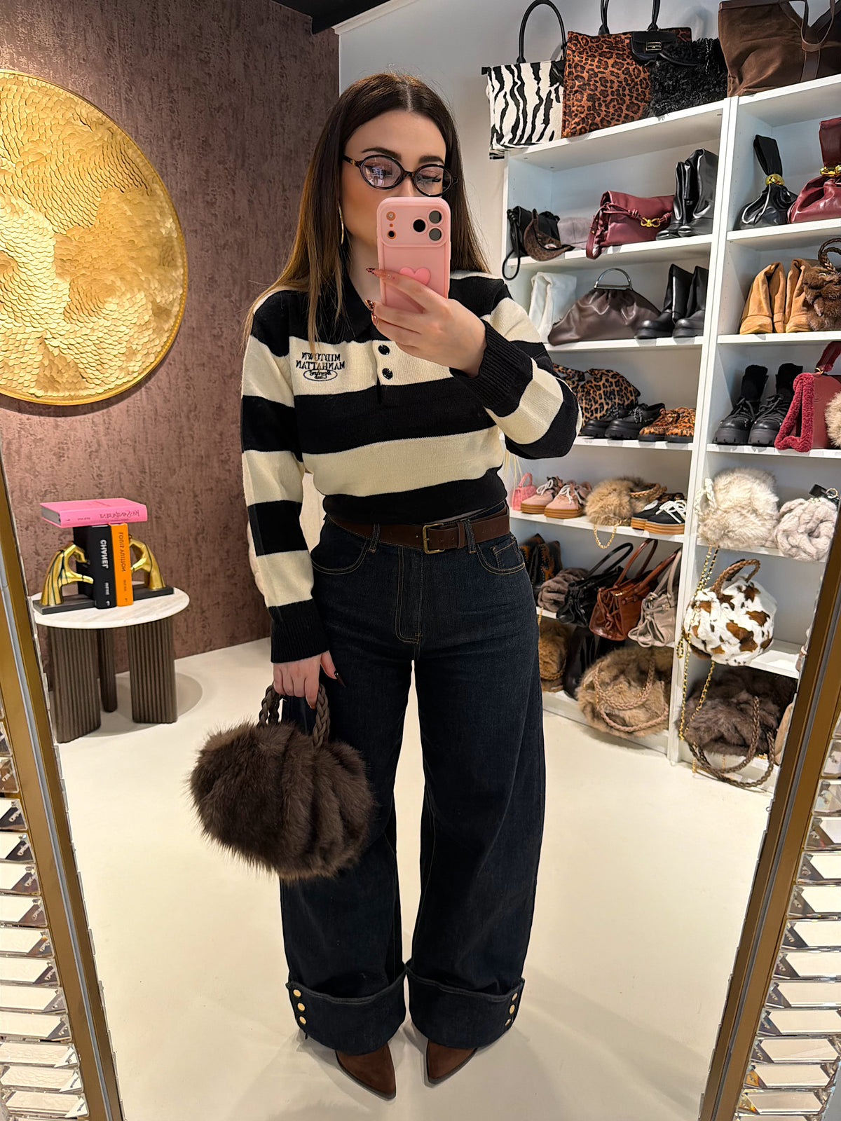 Maglione Manhattan a righe
