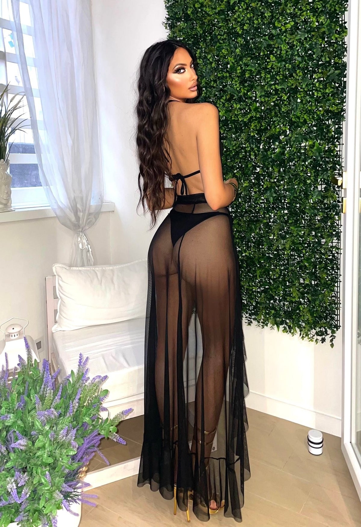 Bikini tre pezzi nero