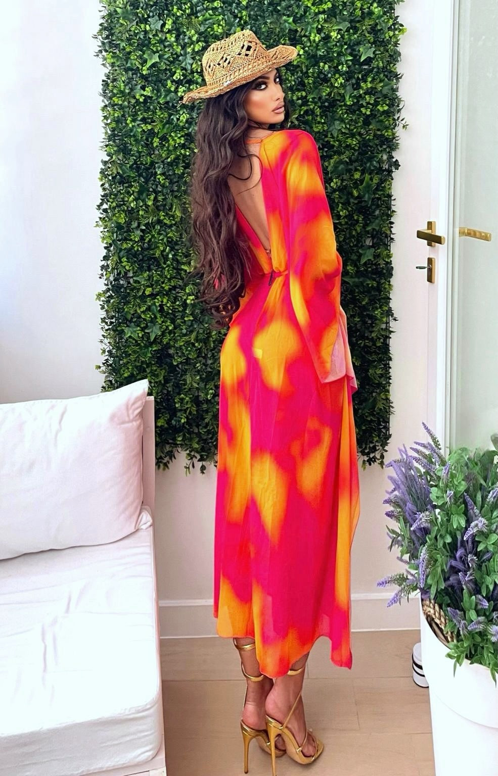 Copricostume arancio Fuxia