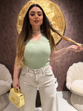 Maglia con inserti in pizzo