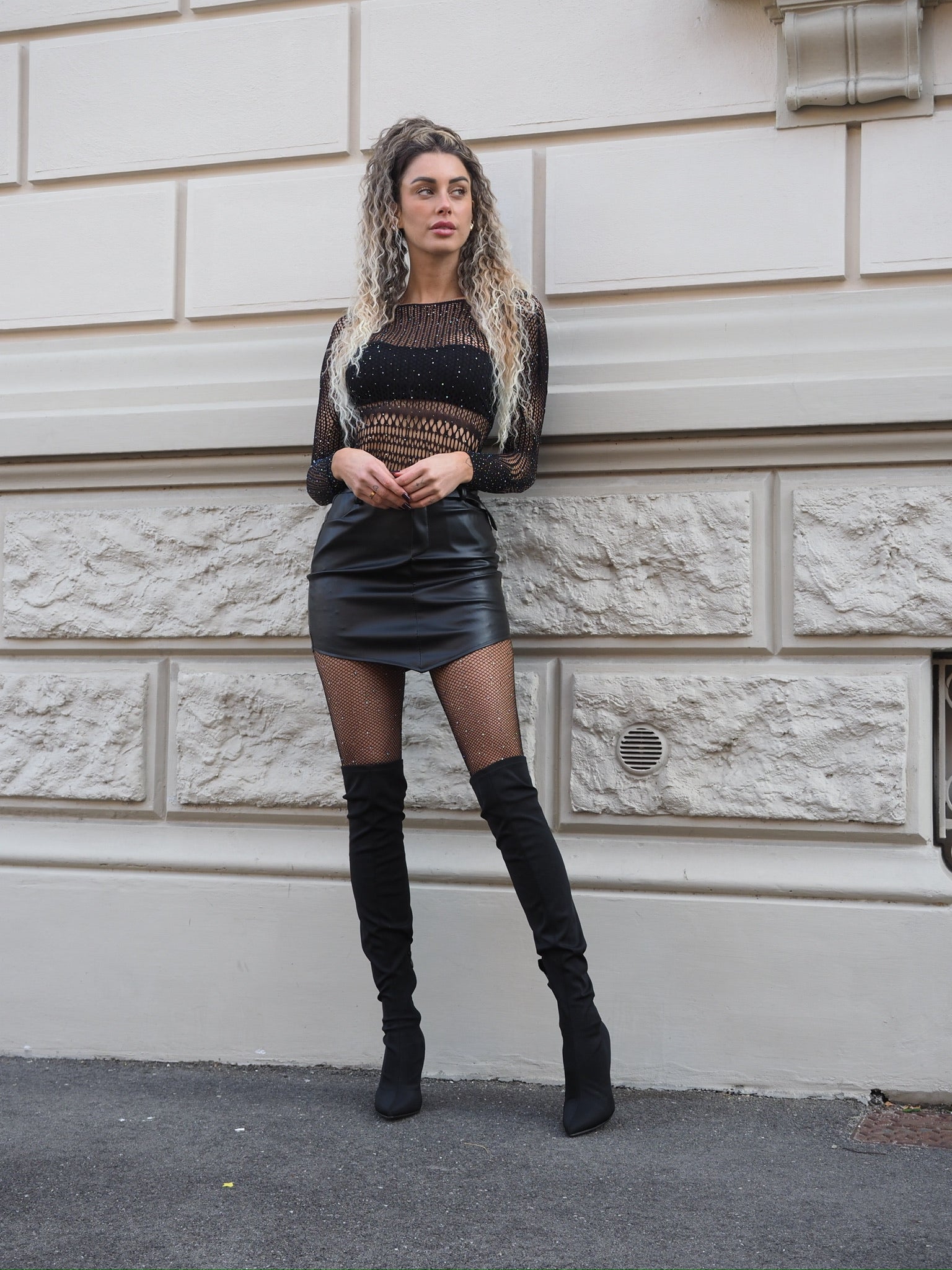Calze con strass
