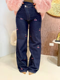 Jeans ciliegia