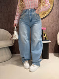 Jeans Crystal Glow Wide Leg
