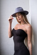 Abito nero bustier