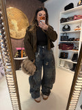 Jeans Ballon con Catenina