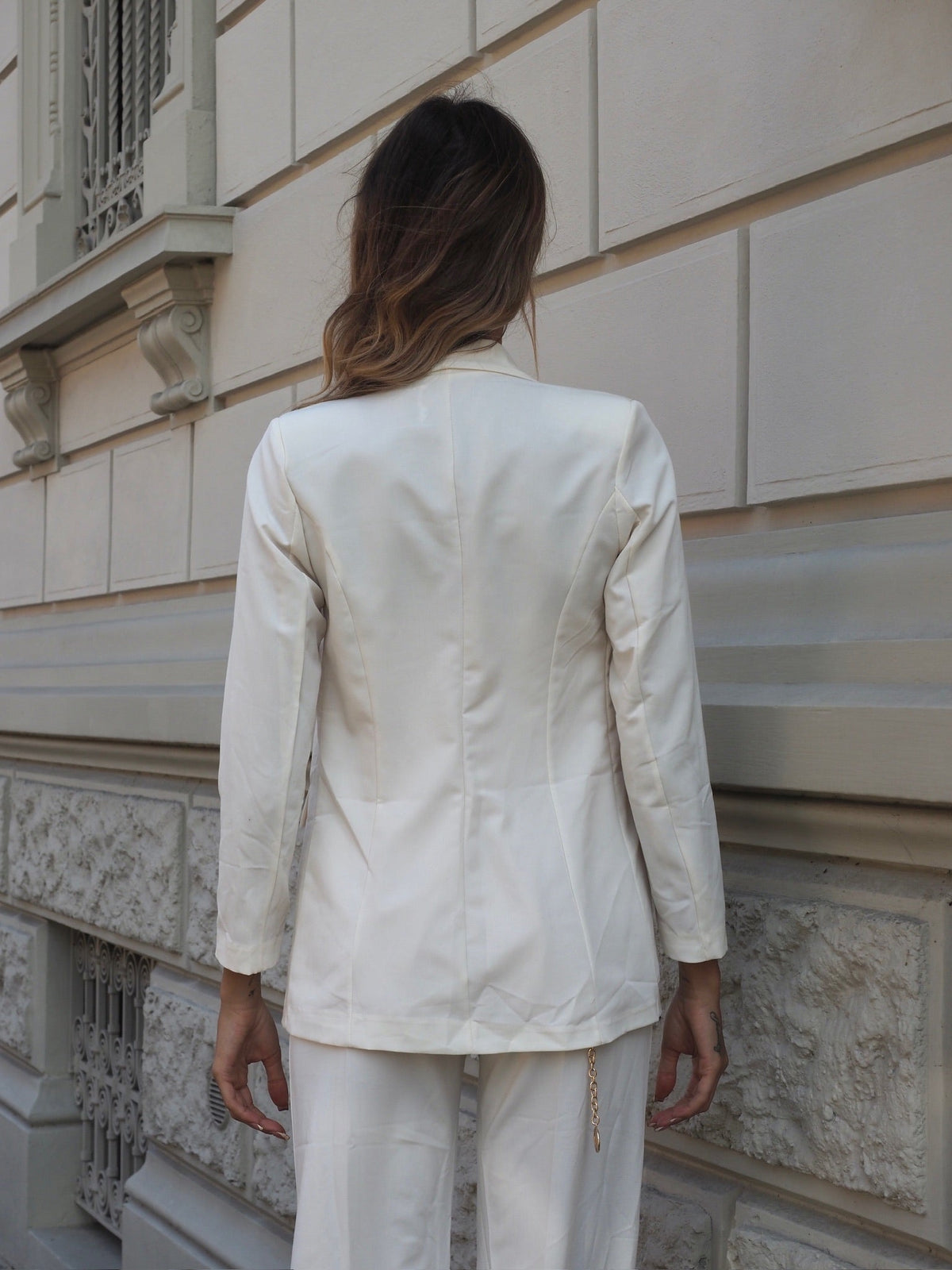 Completo giacca e pantalone burro