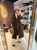Cappotto con cinturina 2 colori