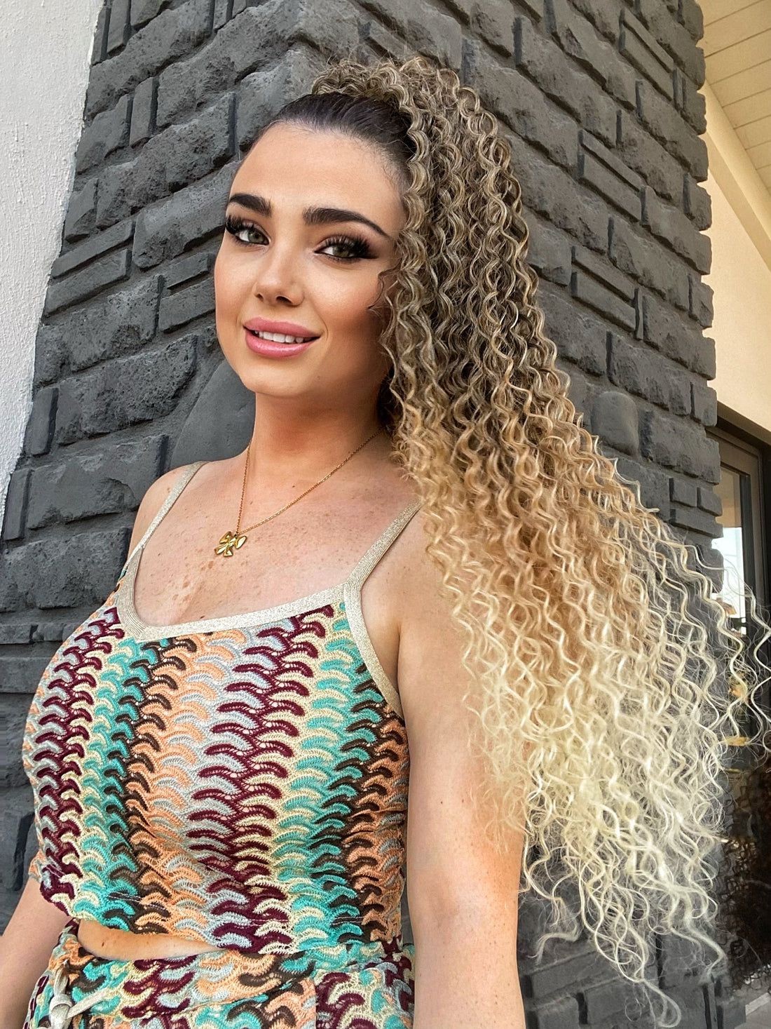 Coda Riccio afro con coulisse vari colori