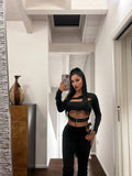Pantalone con cinghia