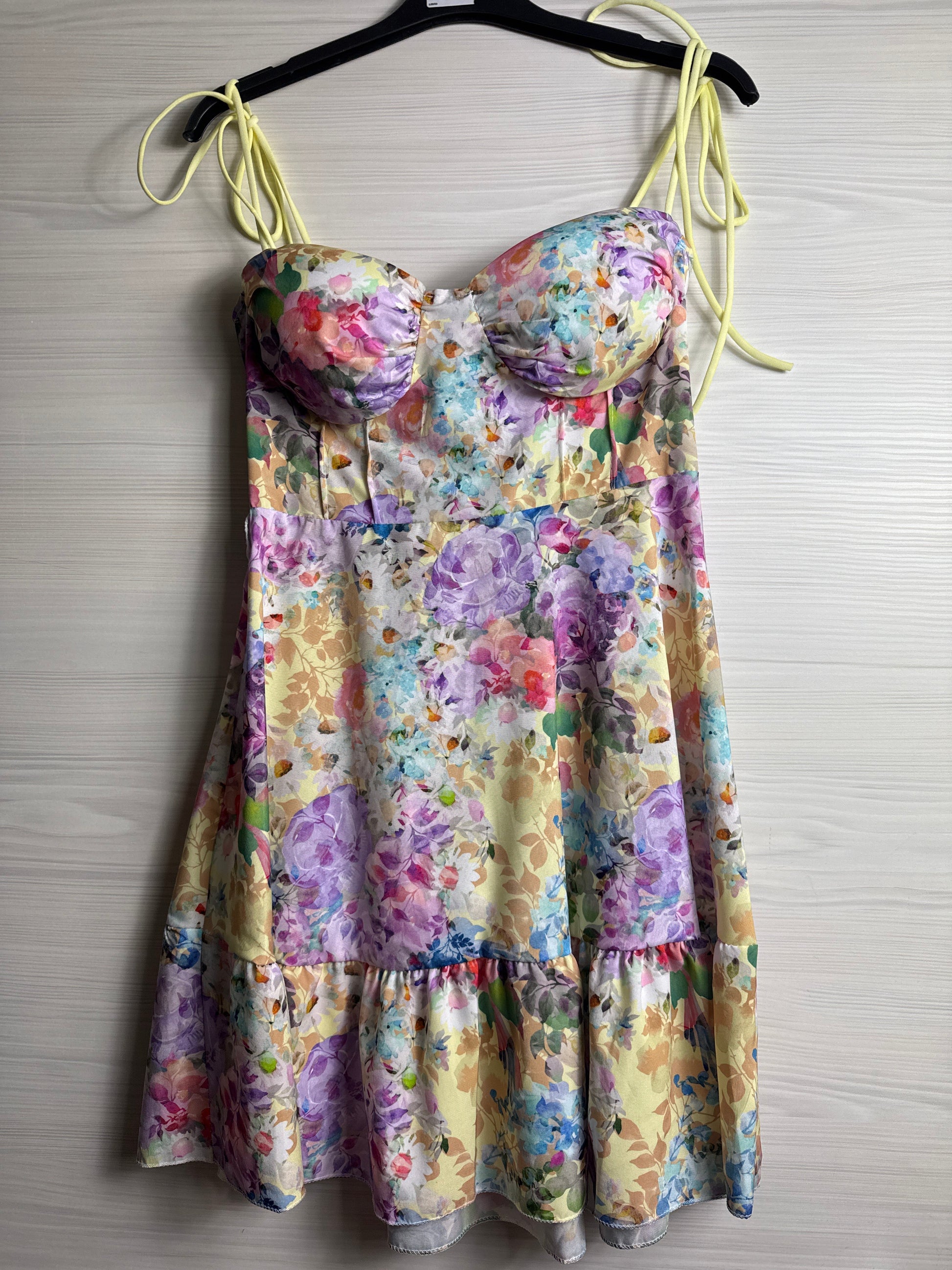 Abito Flower colours corto