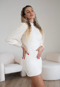 Coda #t2/27/613 riccia con Coulisse Biondo Degradè