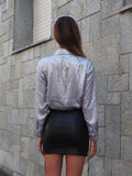 Camicia metal silver