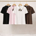 T-shirt fiocco animalier