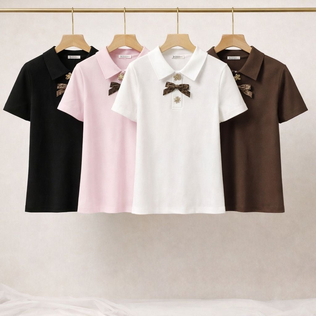 T-shirt fiocco animalier