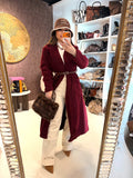 Cappotto con cinturina 2 colori