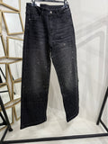Jeans con strass 3 colori