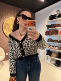 Cardigan maculato