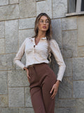Camicia basic beige