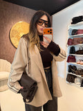 Completo Urban Chic con Cappuccio Marrone