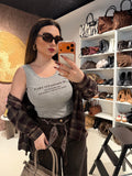 Camicia sfumatura marrone con canotta inclusa