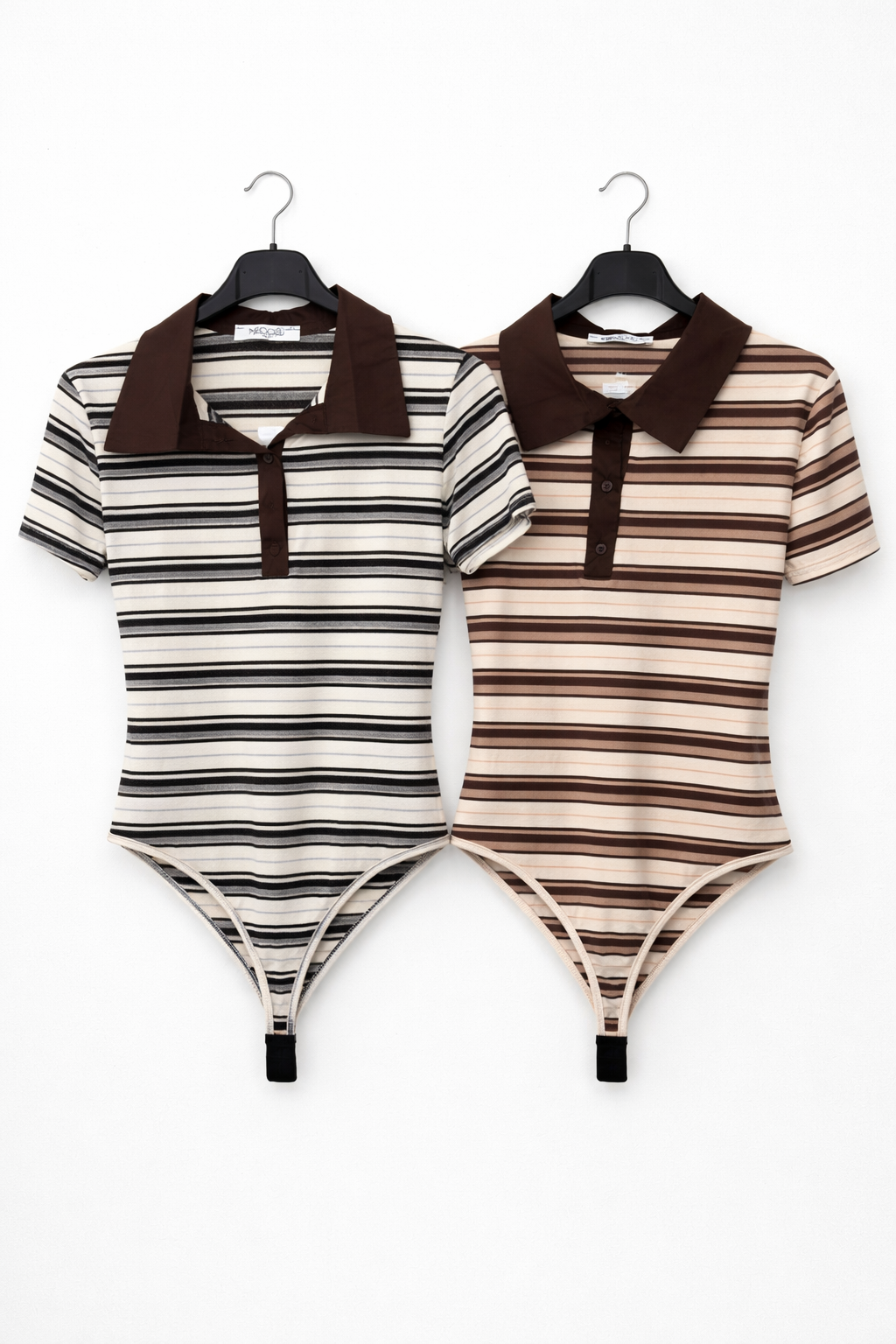 Body a righe colletto polo