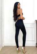 Tuta a fascia con S nero