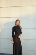 Abito schiena nuda nero
