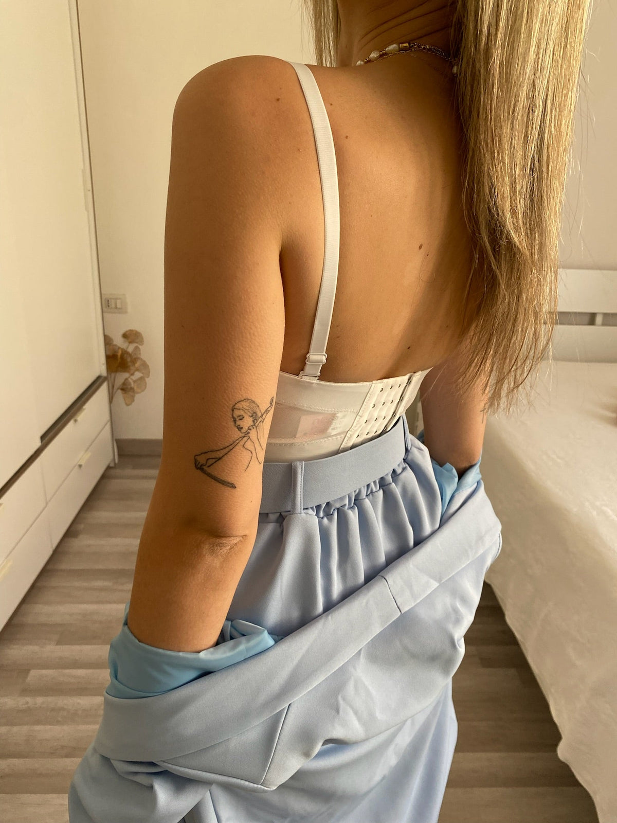Corpino bianco push up