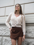 Gonna pantalone choco