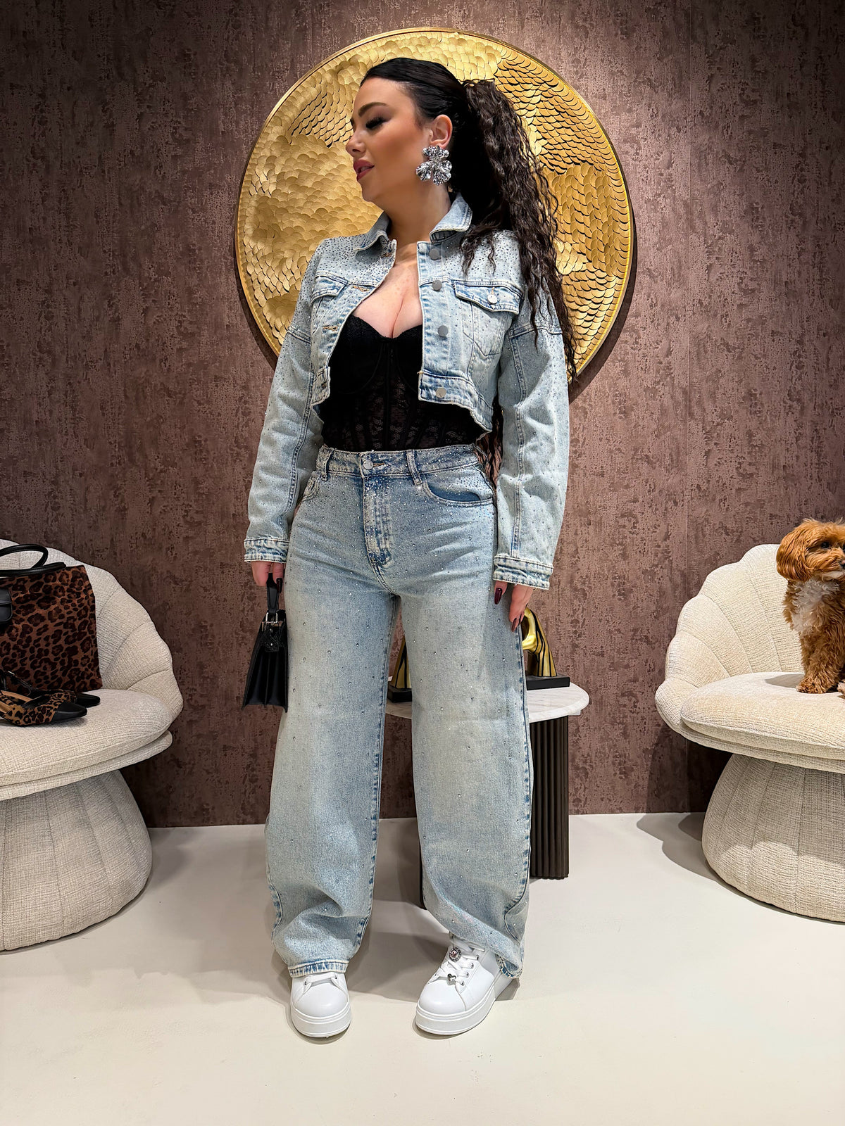Completo midnight jeans