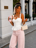 Top corsetto romantico