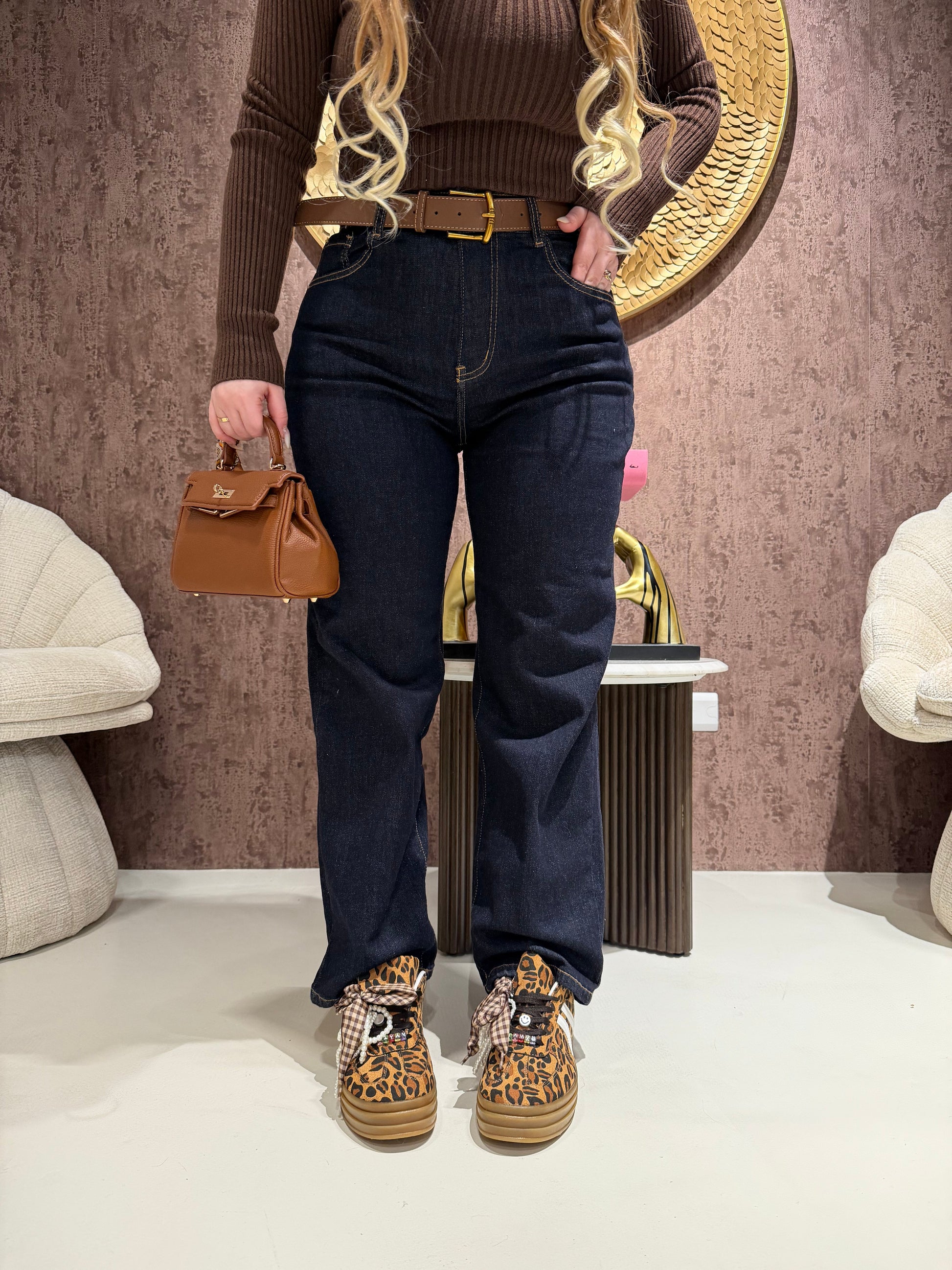 Jeans con cintura